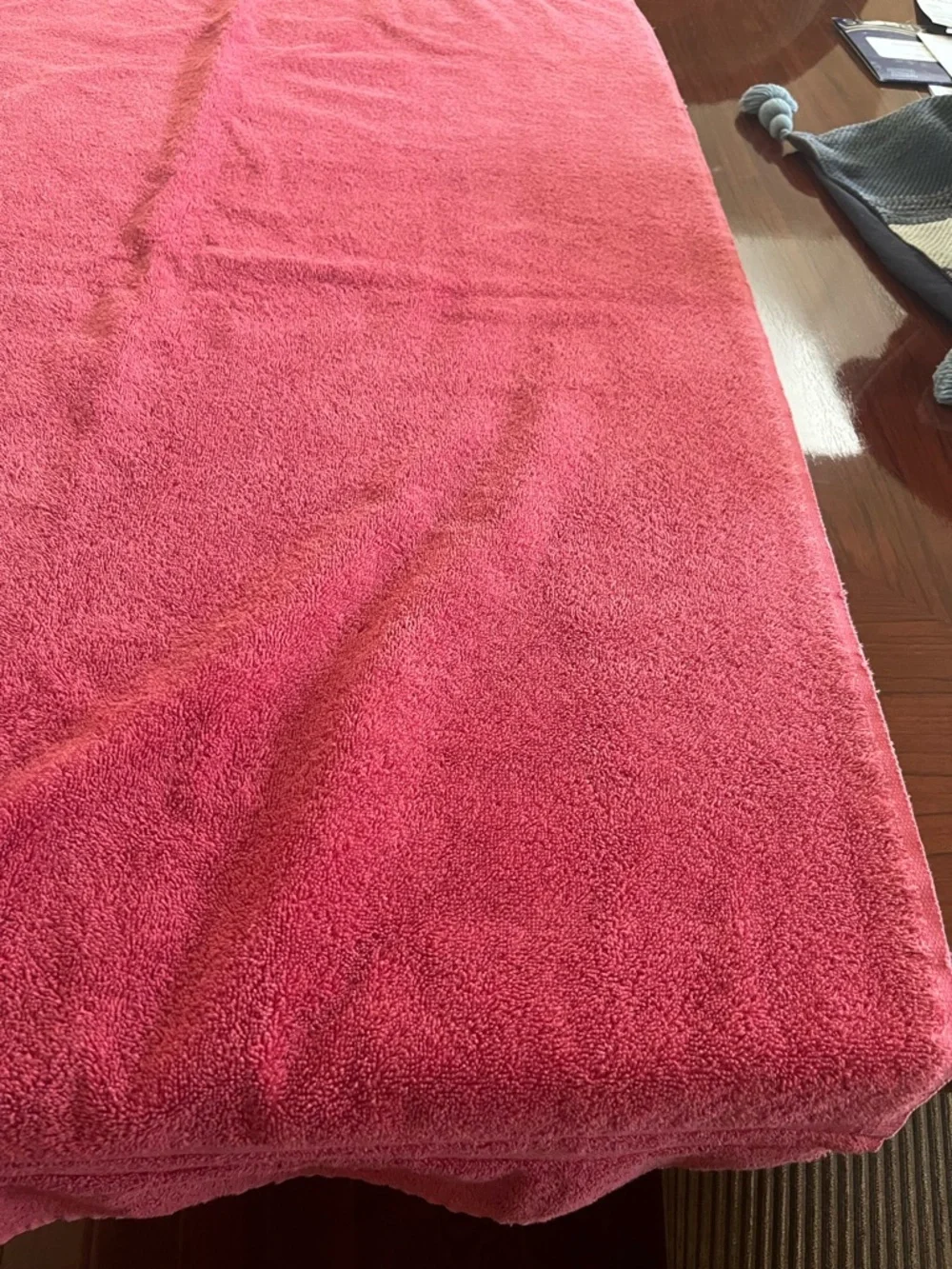 Ralph Lauren Coral-Pink Terry Bath Towel